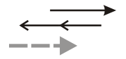 lineare Signatur Symbol