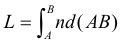 allgemeine Formulierung des Lichtwegs