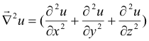 n-dimensionale allgemeine Wellengleichung mit Nabla-Operator