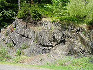 Aufschluss: Schulenberg, Synklinale (10 x 7,5 m)