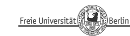 Logo der Freien Universität Berlin in SW